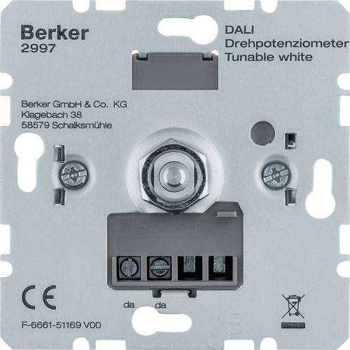 Berker 2997 DALI Drehpotenziometer Tunable white, Softrastung, Lichtsteuerung Mesch Shop Berker 2997 DALI Drehpotenziometer Tunable white, Softrastung, Lichtsteuerung Mesch Shop